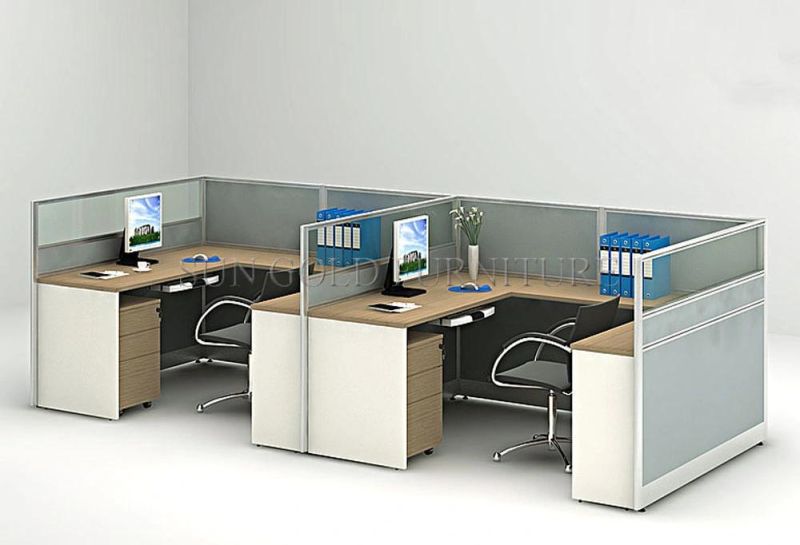 Stylish Easy Assembling Workstation Desk with Hang Cabinet (SZ-WS175)