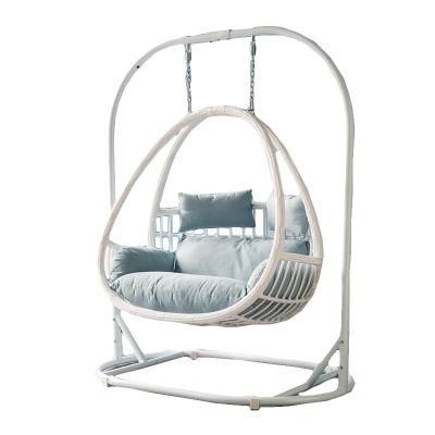 Modern Furniture PE Wicker Patio Hammock Outdoor Rattan Garden Egg Hanging Swing Chair