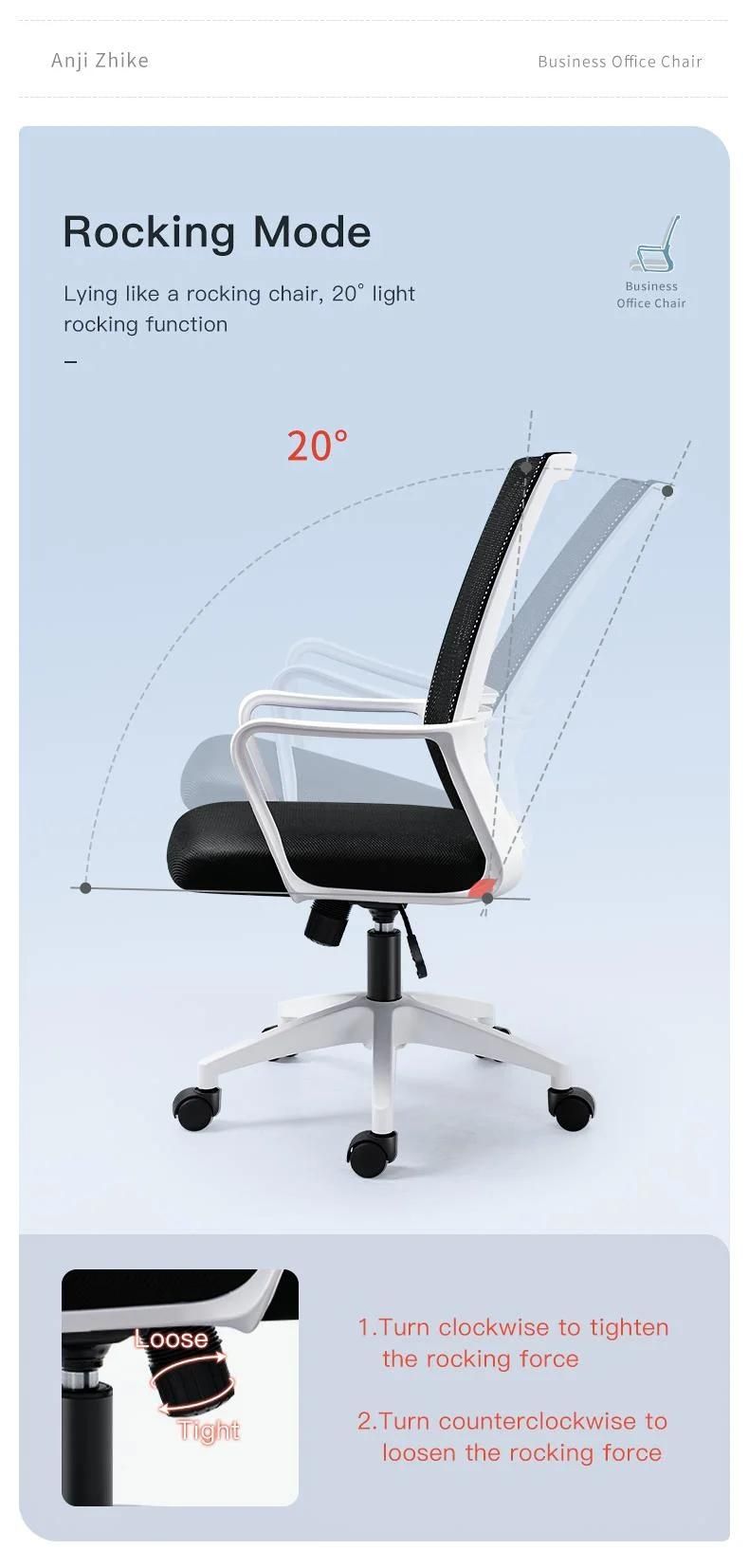 Manufacturer Lumbar Support Commercial Furniture Armrest Rolling Modern MID Back Desk Office Mesh Staff Task Chair