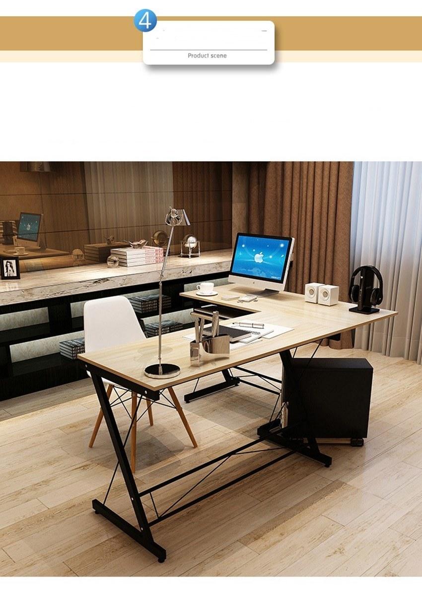 Modern Minimalist Double Table Corner Desk High-End Furniture 0315-2