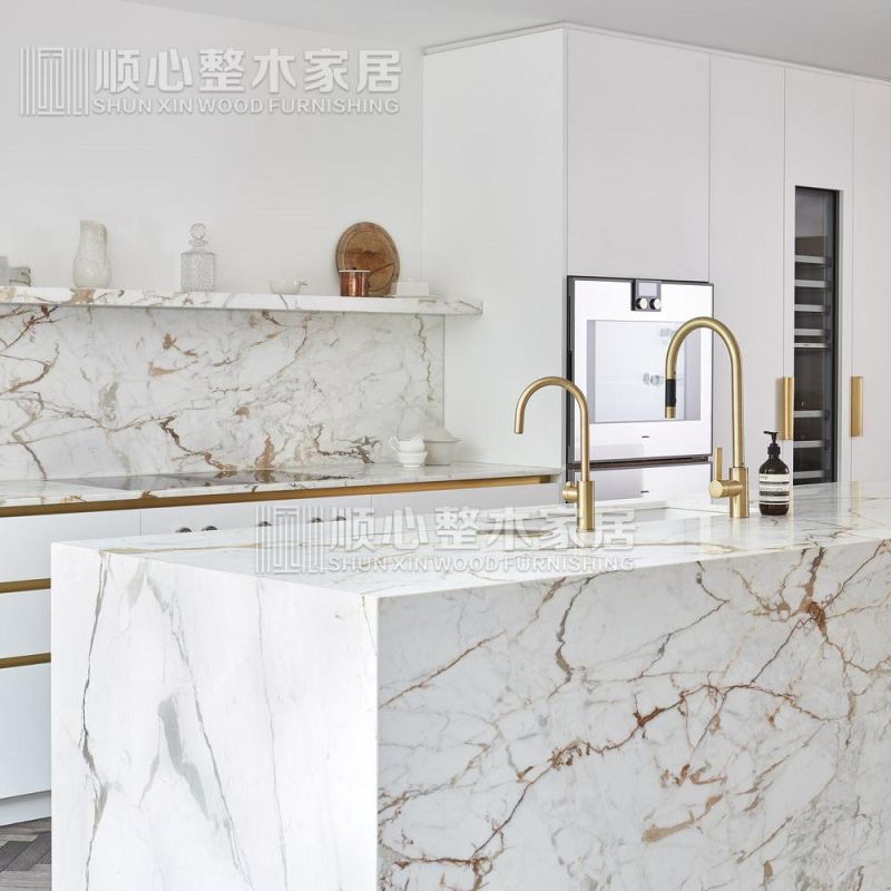 China Factory Supply Modern Modular MDF Kitchen Cabinet