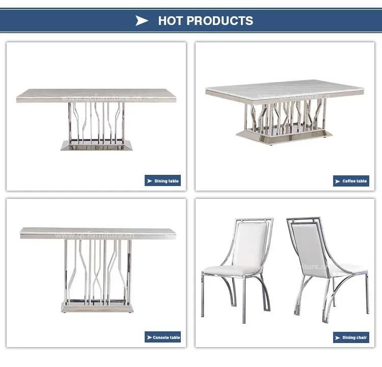Modern Home Furniture Silver Dining Room Tables