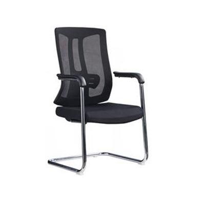 Office Furniture Modern Computer Chair with Arms Black Staff Office Mesh MID Back Fabric Chair Price
