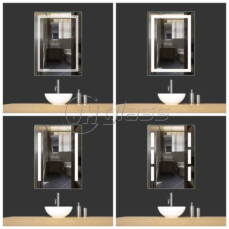 4mm 5mm Furniture Mirror LED Illuminated Mirror Wall Mounted Mirror Lighted Mirror Makeup Mirror