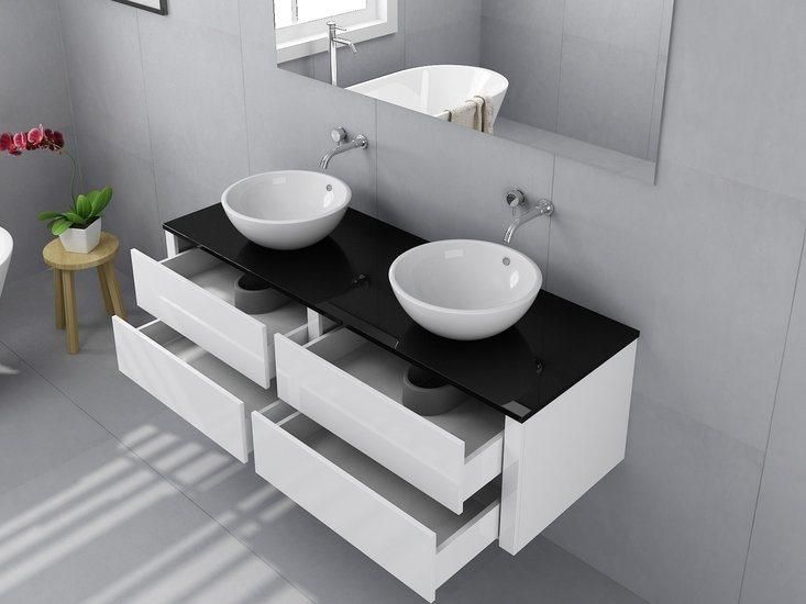 2022 Hot Sell Hotel Home Use Melamine Bathroom Vanity Vanities