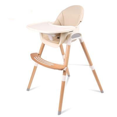 Baby High Chair Baby Feeding Chair Wooden Multi-Functional Dinning Chair