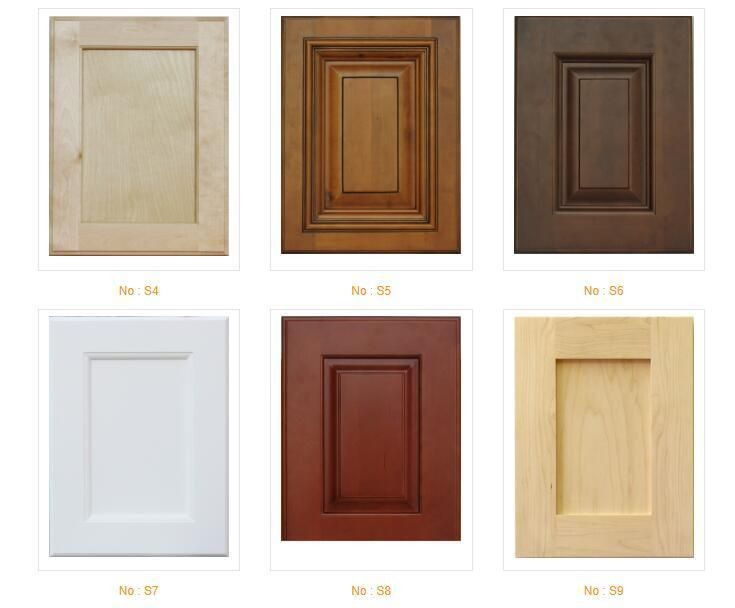 Factory Modern High Quality Lacquered Kitchen Cabinets Solid Wood USA
