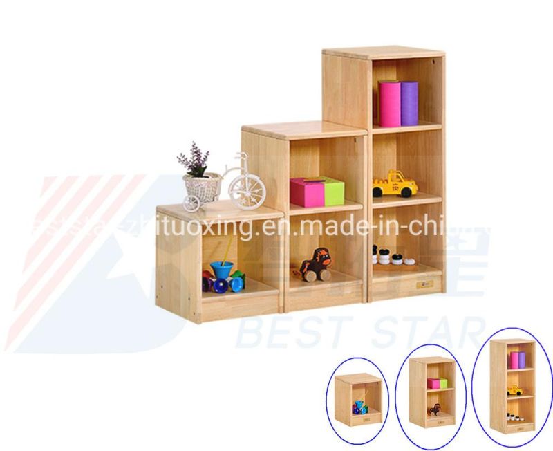 Children School Furniture, Preschool and Kindergarten Day Care Center Wood Schoolbag Cabinet, Kids Nursery Toy Storage Cabinet