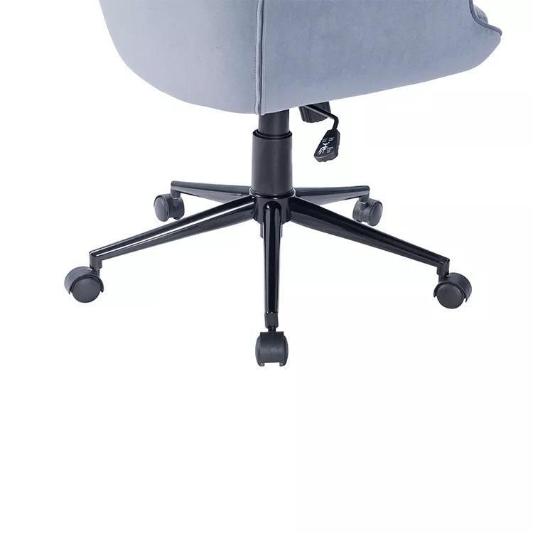 Modern Style Gray Ergonomic Back Design Swivel Lounge Office Adjustable Rolling Chair