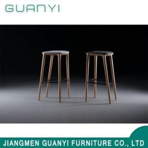 Modern Fabric Seat Solid Ash Wood Bar Stool