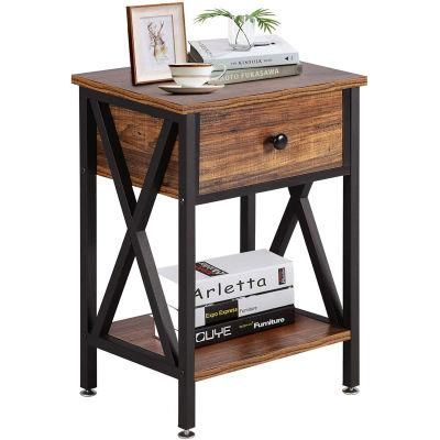 Living Room Furniture Corner Storage with Drawer Coffee Table