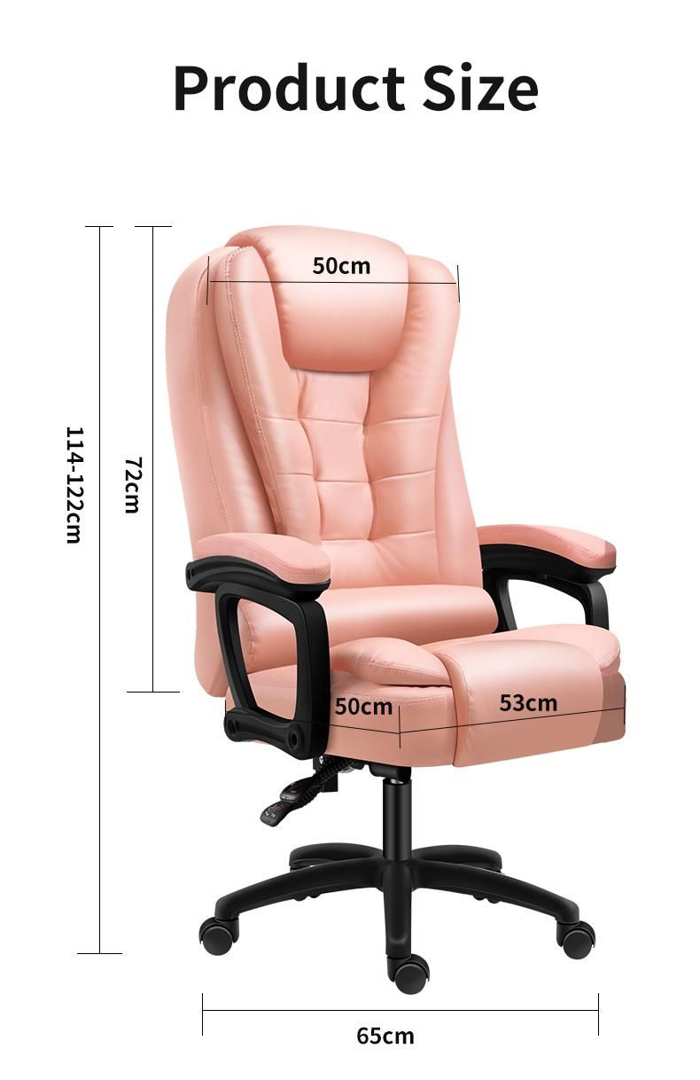Luxury High Back CE Certified Heavy Duty Leather Ergonomic Swivel Executive Office Manager Boss Chair