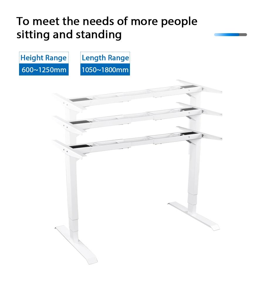Reliable Brand 140kg Load Capacity Height Adjust Desk
