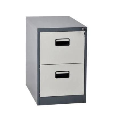 Modern Vertical Office 2 Drawer Document Storage Cabinet