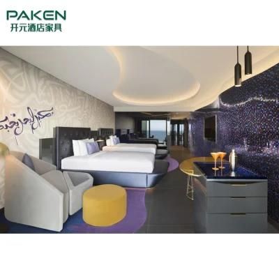 Luxury Designs Modern 5 Star Hotel Wood Bedroom Furniture Suite Set