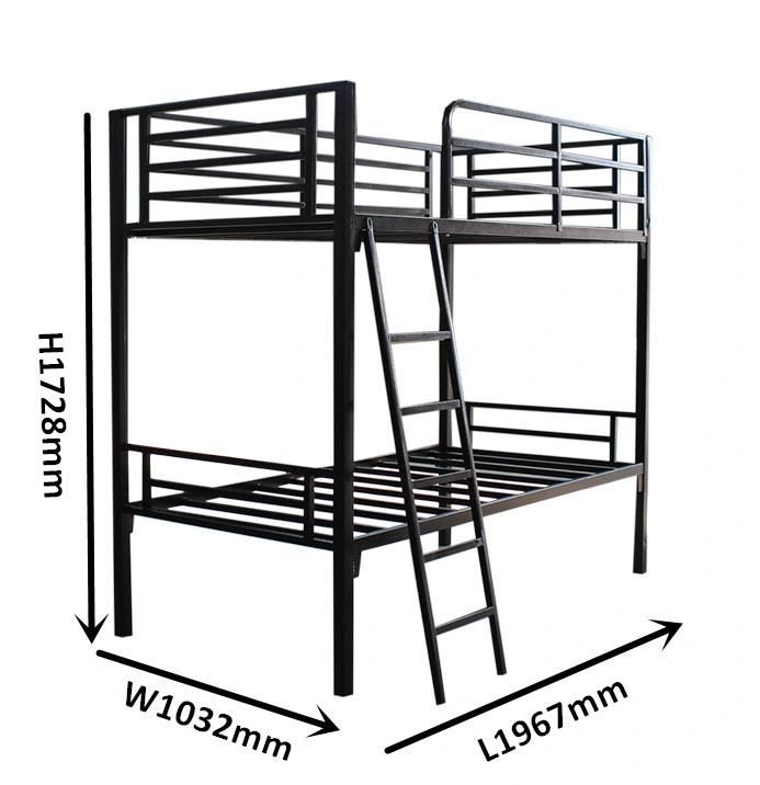 Custom Furniture Bunk Bed Modern Metal Style Stainless Steel Prison Bunk Bed Cheap Price