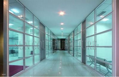 Modern Clear Operable Office Glass Cubicle Walls Partition (SZ-WS568)