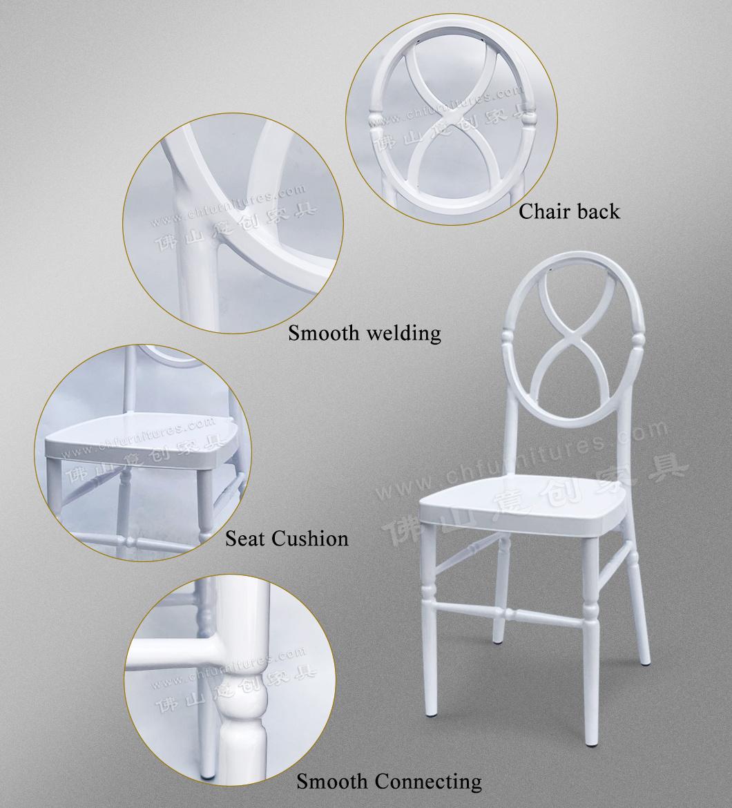 Yc-A190-02 2019 High Quality Aluminum White Wedding Chiavari Banquet Dining Chair for Sale Malaysia