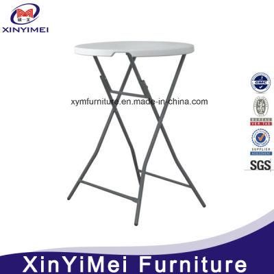 Wholesale Modern Folding Plastic High Cocktail Bar Round Table