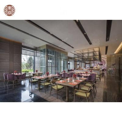 Customized Hotel Project Restaurant Furniture with Dining Table and Chair