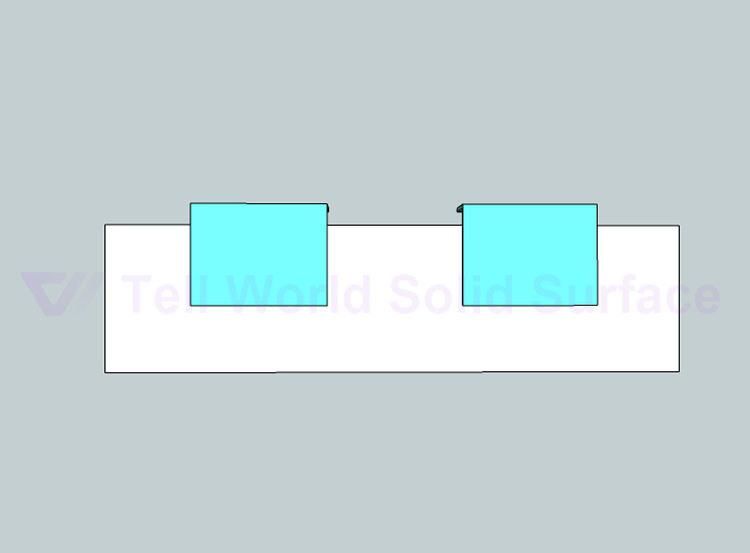 Modern Design Mini LED Half Circle Arc Home Bar Counter