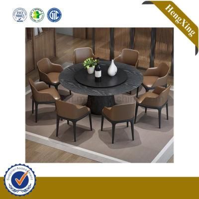 Round Nordic Garden Furnitures Solid Wood Modern Minimalist Home Large Dining Table
