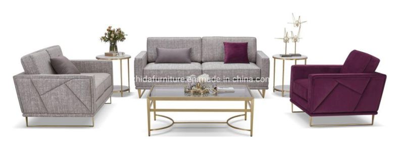 Chinese Furniture Home Fabric Sofa for Living Room