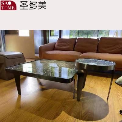 Light Luxury Living Room Furniture Square Coffee Table
