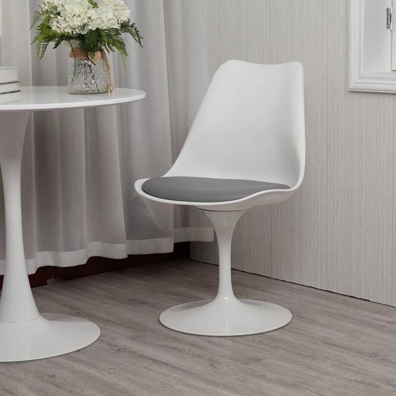 Coffee Restaurant Adjustable Height Steel Modern Leather PU Chair