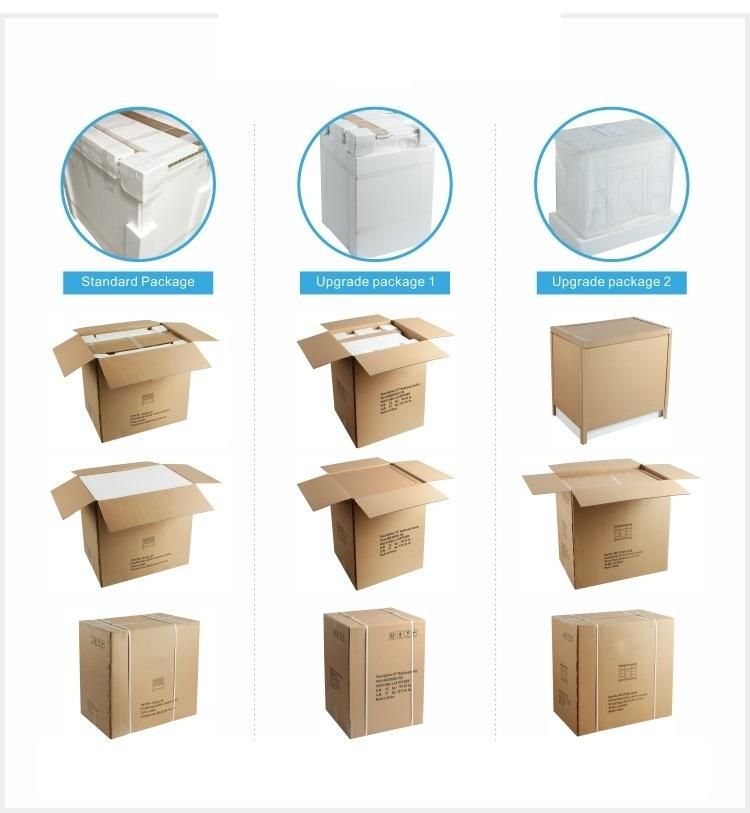 Supermarket Design America Style Waterproof Solid Wooden Bathroom Furniture Cabinet
