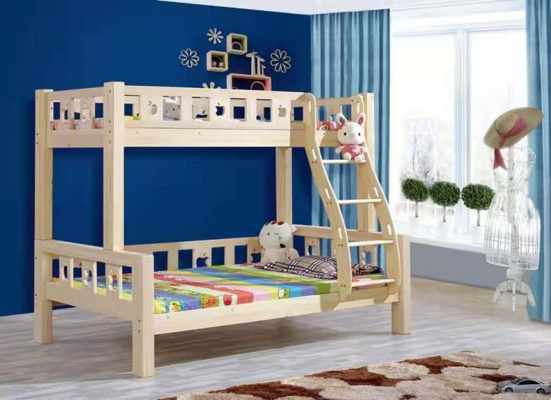 Multifunctional Toddler Bed Bunkbeds Solid Wood Bunk Bed Kids Twin Kids Furniture Bedroom Ladder Wood Convertible Bunkbeds
