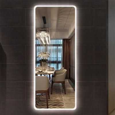 Factory Customized Size Frameless LED Wall Full-Length Mirror with LED Lights