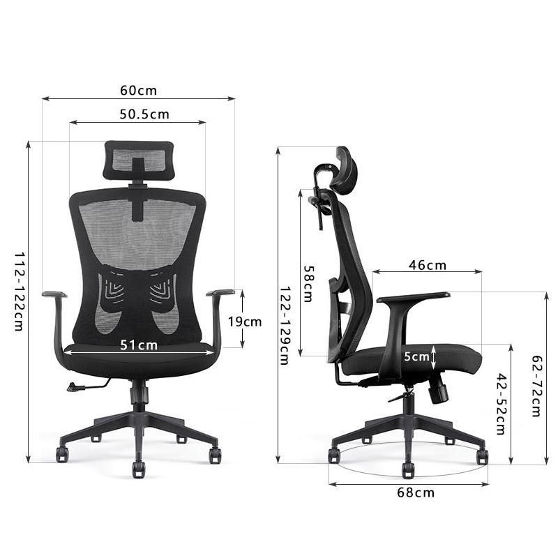 High Back Adjustable Customized High Back Office Chair for Manager Use