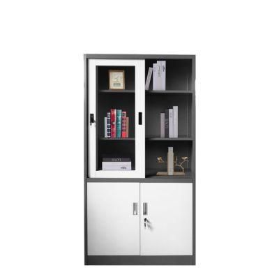 Modern Book Storage Steel Filing Cabinet Cupboard Knock Down Metal Cabinet