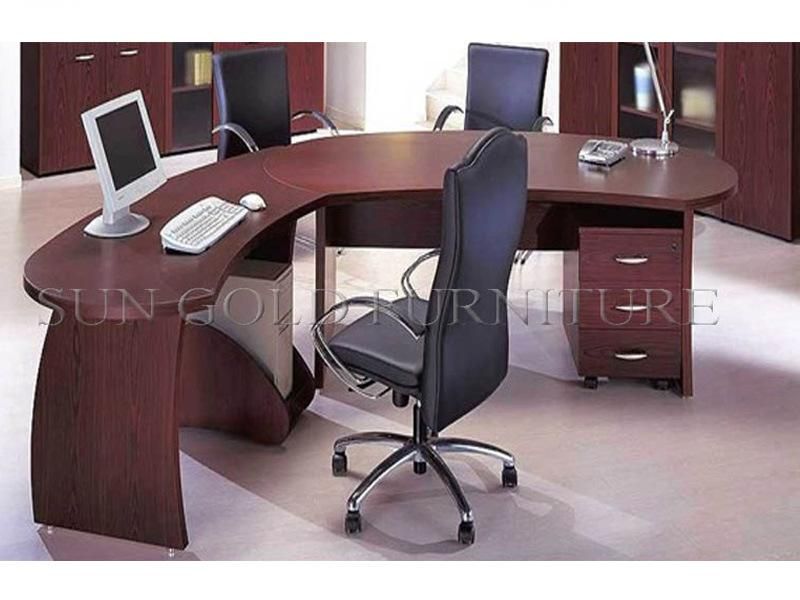 Hot Sale Melamine Wooden Office CEO Executive Computer Desk (SZ-OD107)