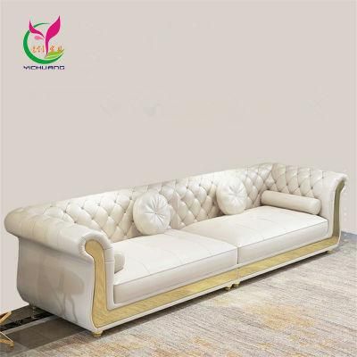 Italy Modern Sofa Sectional Home Furniture Modern Nappa Leather Living Room Couch