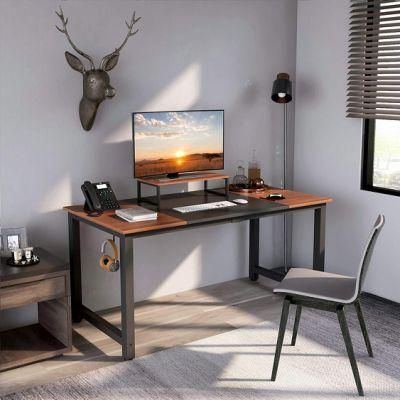 Strong Study Writing Table with Wood and Metal Modern Simple Style Computer Desk