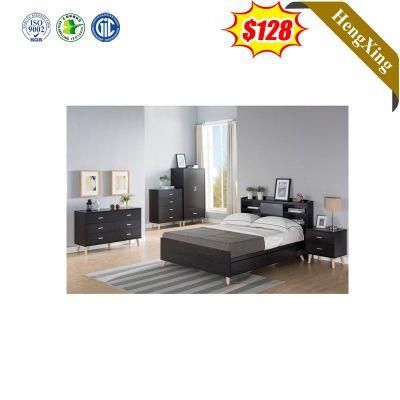 Chinese Manufacturer Modern Style Home Hotel Furniture Double King Bed Bedroom Set