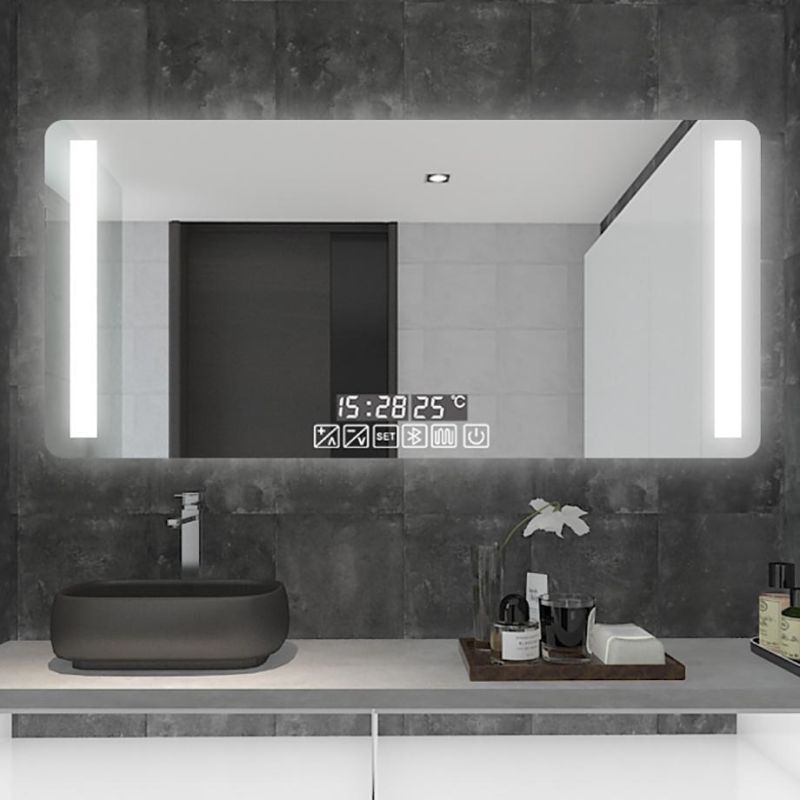 China Factory Smart Home Furniture Bathroom Decor Lighting Wall Mount LED Mirror