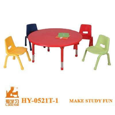 Frame Steel Tube Kids Coloring Study Table for School