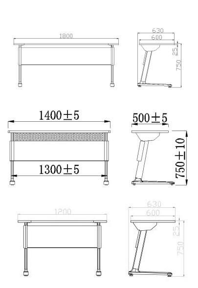 Quality Assurance Study Meeting Metal Office Folding Conference Desk