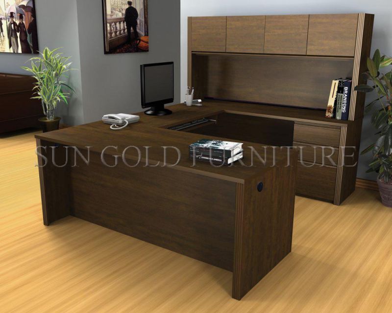 Cheap Price U Shape Office Executive Table Manager Executive Desk (SZ-OD121)