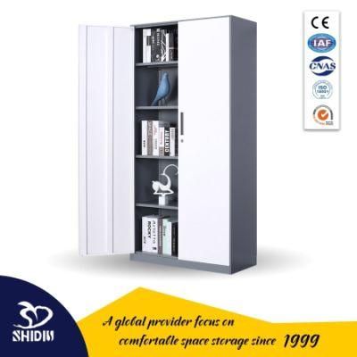 Metal Office Bookcase Cabinet Fireproof Filing Cabinet with Doors and Shelves