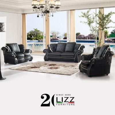 Modern Home Furniture Lounges Suite Leather High Back Sofa Set