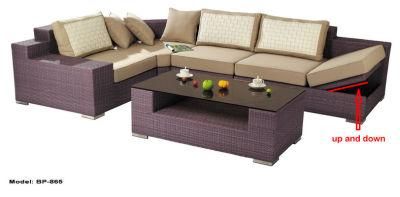 Functional Sofa Set Wicker Rattan Outdoor Furniture Bp-865