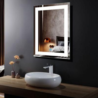 28 X 36 in Vertical Mounted Bathroom LED Mirror with Touch Button