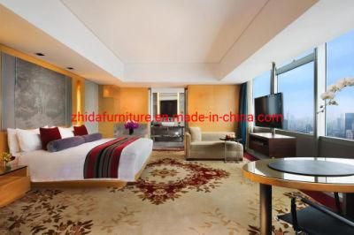 Modern Wood Upholstered with Fabric Hotel Furniture Set for 5 Star Hotel