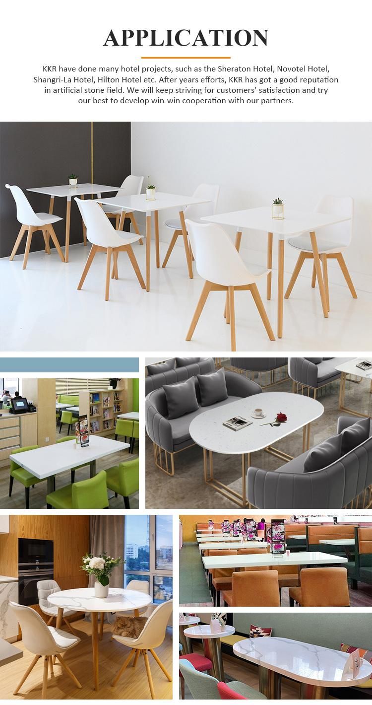 Round Fast Food Furniture Restaurant Dining Tables
