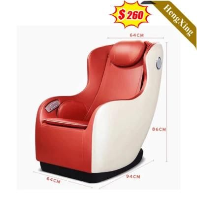 Modern Living Room Leisure Chair PU Leather with Ottoman Recliner Office Massage Chair