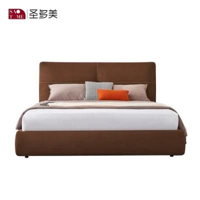 New Fashion Soft Fabric / Leather King Size Bed Double Bed